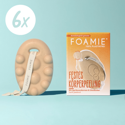 Aprikosenkernen und Sheabutter für sanftes Peeling (6x)