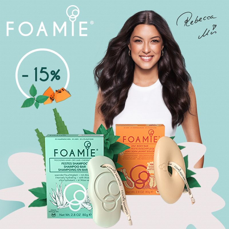 It’s a match! Rebecca Mir x Foamie