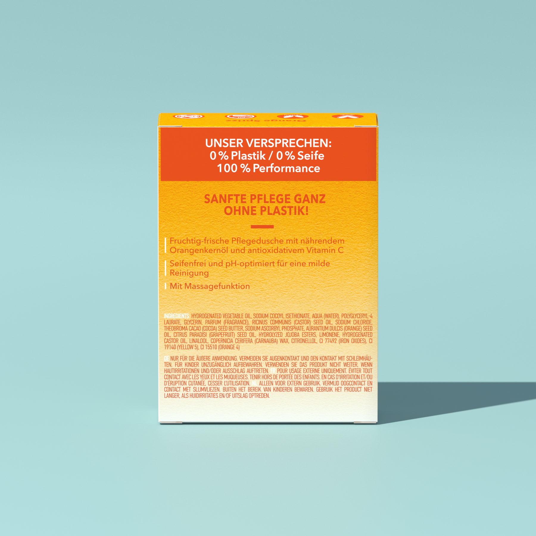 Orangenkernöl & Vitamin C für fruchtige Frische