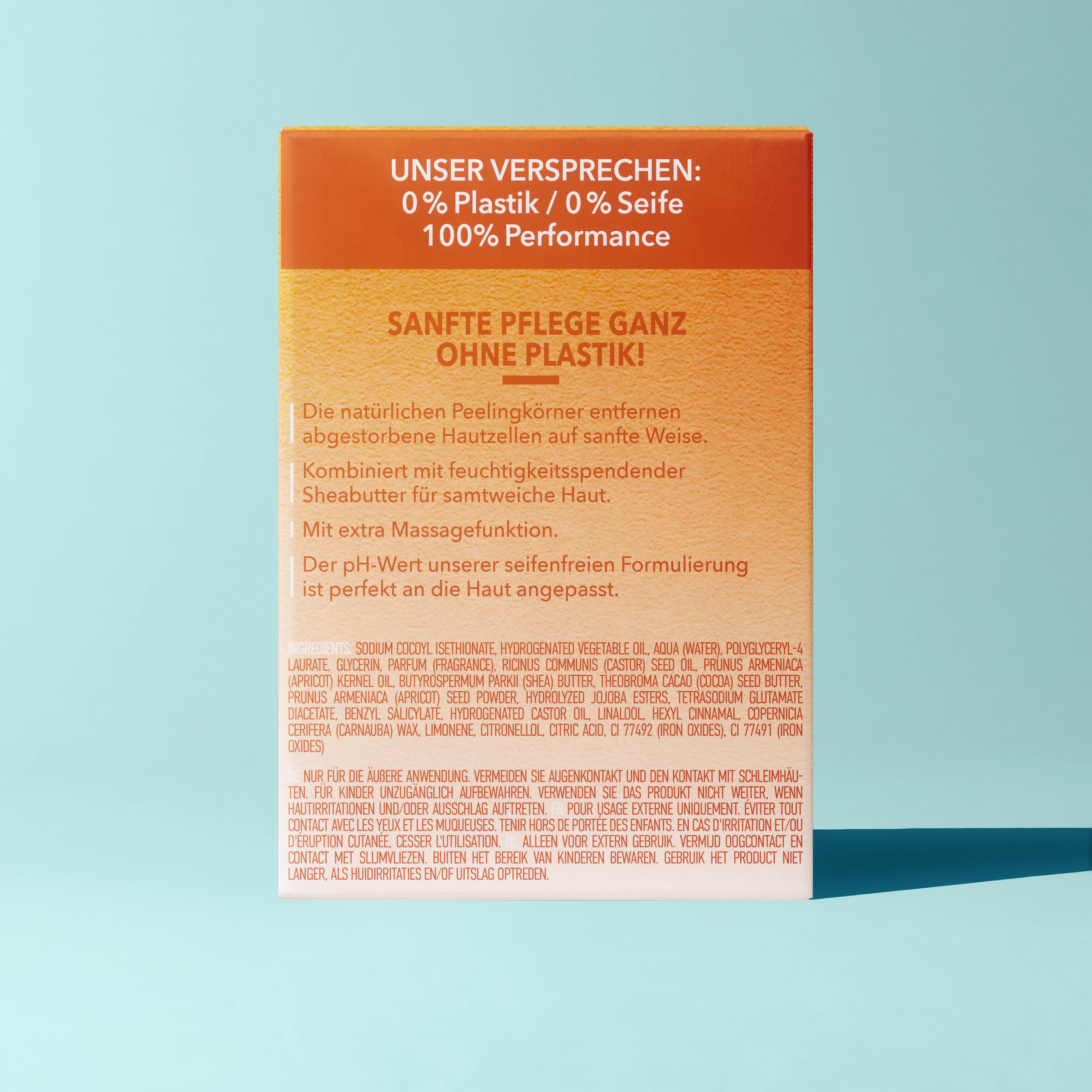 Aprikosenkerne und Sheabutter für sanftes Peeling
